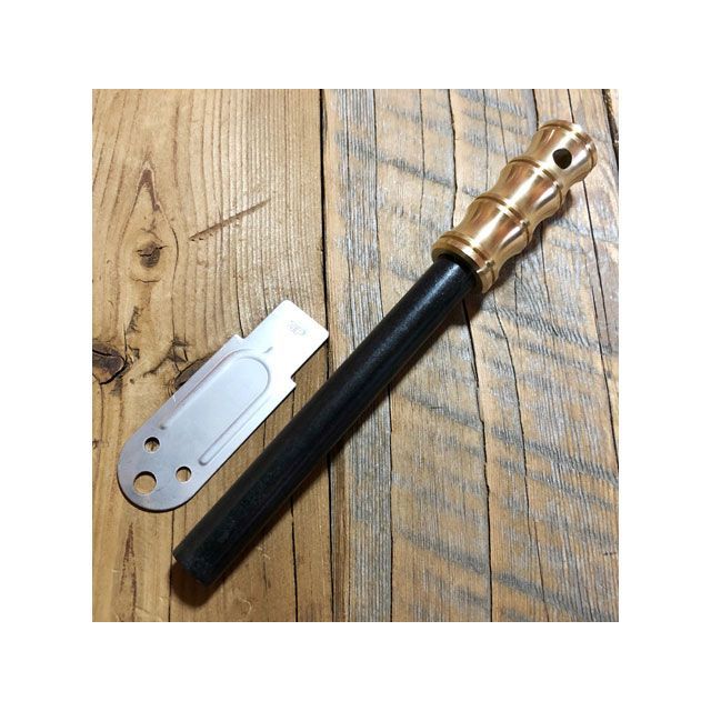 【ポイント最大19倍】Nora Outdoor Tools ストーブ・グリル類 真鍮ハンドルメタルマッチ「野良スティック -竹- 」極太13mm径 野良道具製作所