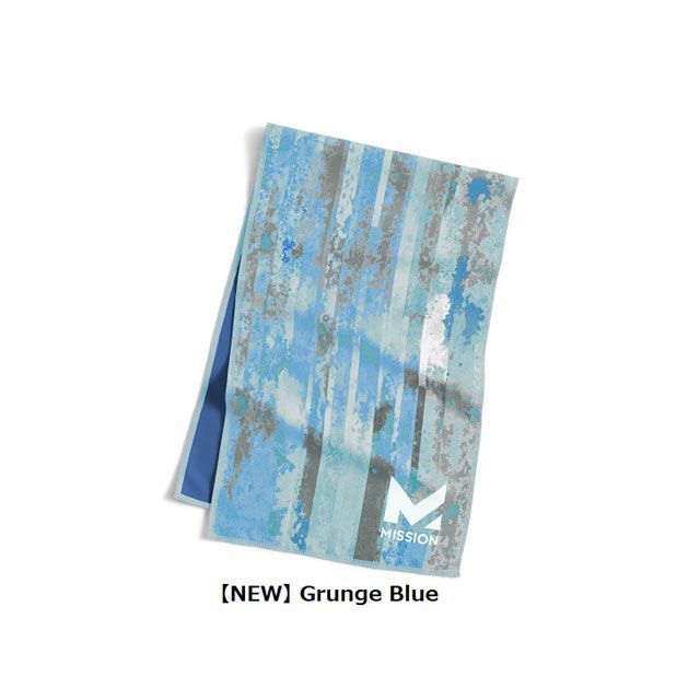 正規品／MISSION ORIGINAL MICRO FIBER COOLING TOWEL（GRUNGE BLUE） 109279 ミッション 日用品 日用品