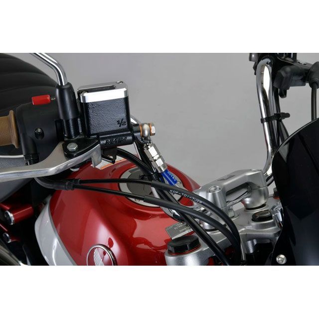 スウェッジラインプロ フロントブレーキホースキット（ステンレス） モンキー125 ABS ホースカラー ブラックスモーク STPB0042FS