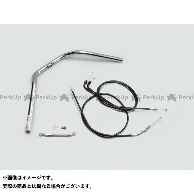 ハリケーン ナロー2型 ハンドルSET（クロームメッキ） CB400SF VtecRevo H030-046C