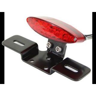 グッズ LEDオーバルテール レッドレンズ フェンダーマウントキット 汎用 G6-00063