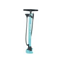ジーヨ(自転車) GF-54 フロアポンプ 米式/仏式/英式 浮き輪/ボール用アダプター付属 エアゲージ装備(ミントグリーン)