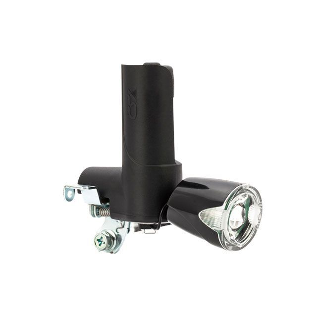 YSD ヘッドライト（LEDブロックダイナモ）DL11K 残光機能付（ブラック） ワイエスディー（自転車） アクセサリー 自転車