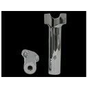 ワイルドワン 6inファットストレートライザー クローム 1inバーを使用しているハーレー ・011664