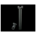 ワイルドワン 9.5inファットストレートライザー 1inバーを使用しているハーレー カラー ブラック ・011673