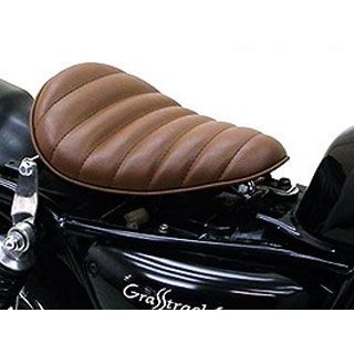 ウイルズウィン グラストラッカー/ビッグボーイ（04-）用 ソロシートキット アップバージョン グラストラッカー/ビッグボーイ タイプ タックロールタイプ カラー ブラウン
