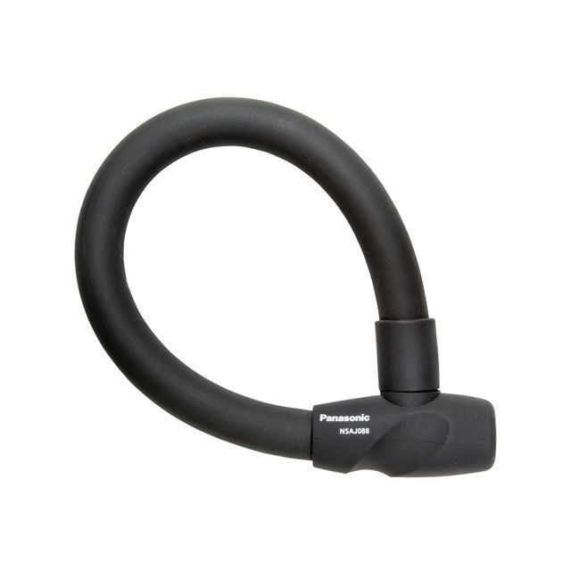 パナソニック（自転車） 自転車 ワイヤーロック（極太ワイヤ錠）NSAJ088-B（ブラック）