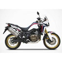 ザード チタン EURO 4 HOMOLOHATED スリップオン WITH カーボン END CAP for HONDA AFRICA TWIN (2016-...