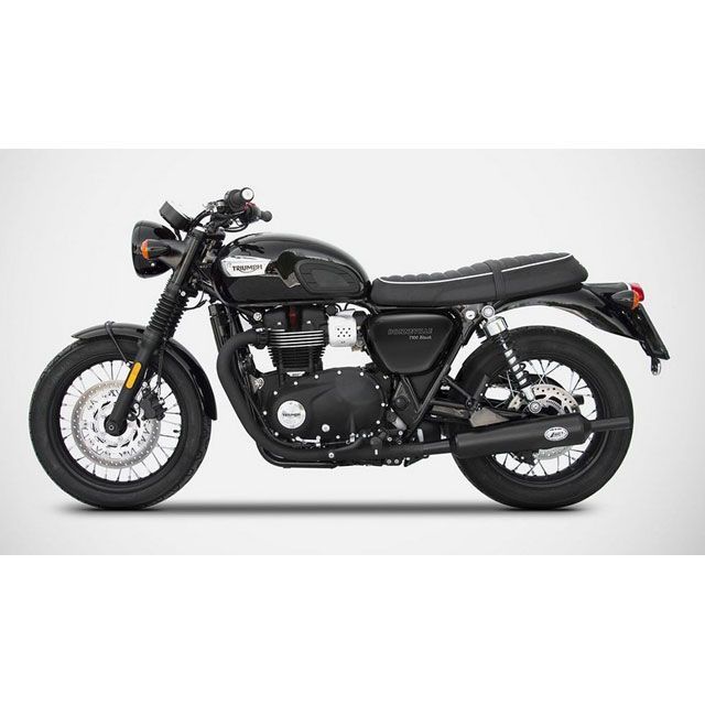 【ポイント最大19倍】ZARD ボンネビルT100 マフラー本体 N. 2 ステンレススチール レーシング スリップオン for TRIUMPH BONNEVILLE T100 （2017-2019） ｜ ZTPH070SSR ザード