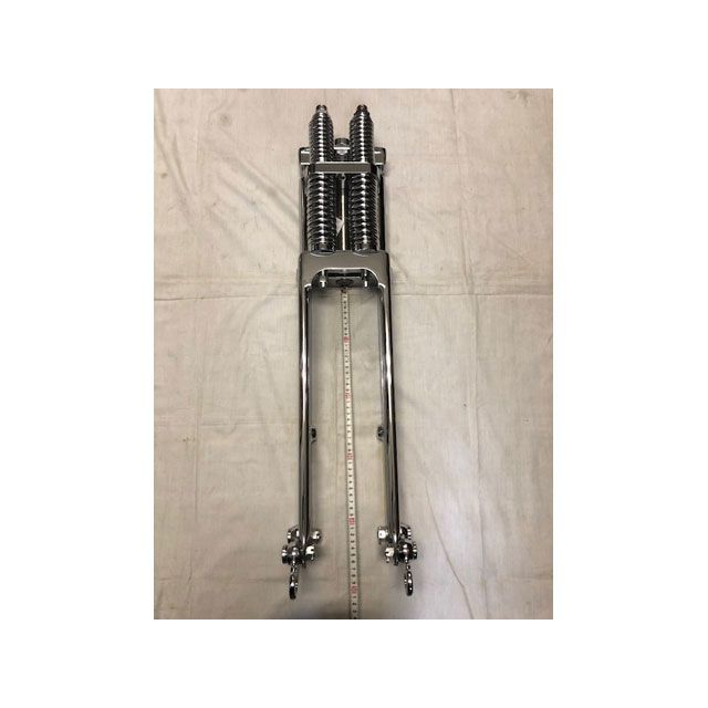 【正規品】部品屋K&W ナロースプリンガーフォーク −4インチ ハーレー カラー ブラック P9986-3A-1