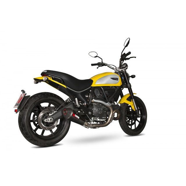 スコーピオン Serket（Taper）テーパースリップオン カーボンファイバースリーブ Ducati Scrambler 2015-2018 ｜ RDI62CEO Scrambler scom_RDI62CEO