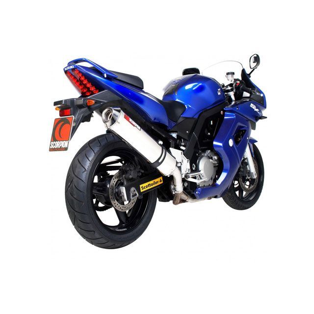 スコーピオン Factory オーバルスリップオン ステンレススリーブ Homologated Suzuki SV 650 04-15 2004-2015 ｜ ESI84SEO SV 650 scom_ESI84SEO