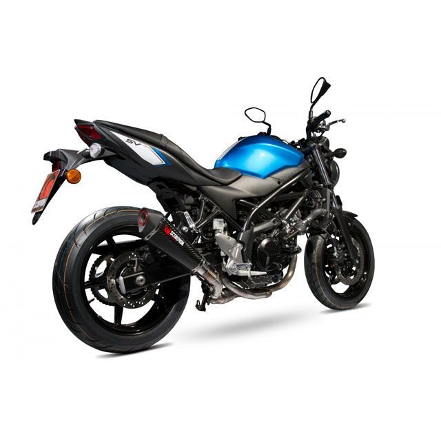 スコーピオン Serket（Taper）テーパースリップオン Carbon Fibre Sleeve Homologated Suzuki SV650 2016-｜ RSI119CEO SV650 scom_RSI119CEO