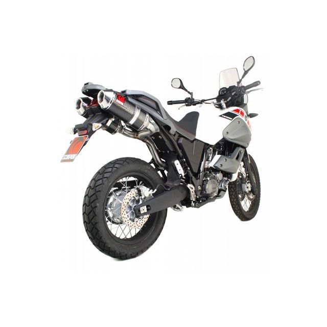 アクラポビッチ XT660X スリップオン マフラー アクラポビッチ XT660X スリップオン マフラー