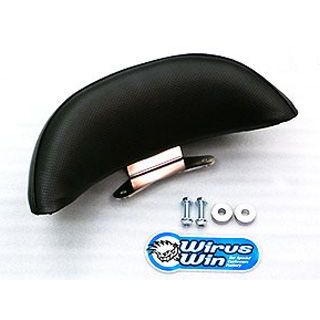 ●メーカー名：ウイルズウィン / WirusWin●商品名：ディオ110（JF31）用バックレストキット●バックレストサイズ：ラージ・バックレストサイズ：スモールはこちら商品の保証は、メーカー保証書の内容に準じます。●バックレストサイズ【スモール】幅：300mm／奥行き：100mm／高さ：90mm 【ラージ】幅：360mm／奥行き：140mm／高さ：120mm●備考ディオ110用バックレストキットです。他社メーカーに比べ大型のバックレストを使用していますので、パッセンジャーを快適かつ安全にサポートしてくれます。オリジナルバックレストは型から興して製作していますので、見た目も良く耐久性に優れたしっかりとした作りになっています。表面素材にはノーマルシートと似たシート生地を使用していますので、取って付けて感じは無くとても自然にマッチします。大きさがラージサイズとスモールサイズの2種類ご用意しており、ラージサイズが従来通りのサイズで目安として250cc以上の大柄なビッグスクーター向けで、スモールサイズは125ccなどの小柄なスクーターにピッタリのサイズです。装着はバックレスト専用ステーをボルト2本で固定するだけです。ステーの材質は耐久性、耐食性の高いステンレス製です。ウイルズウィンステッカーも付いています。シンプルにカスタムしたい方、低予算でタンデム強化したい方などに特にお勧めです。●■WirusWinの注意書【取り付けに関するご注意】WirusWin社の商品には、一部取り扱い説明書がついておりませんので、商品の取り付けは一般の方が行う場合でも取付けに責任を持てる方が、作業をして下さい。WirusWin社の商品は、オートバイのドレスアップ、カスタムを目的として開発 、製造されております。また、徹底的なコストの削減のためにWirusWin社が余分とみなしたものは、一切入っておりません。取付けの際、オートバイ及び商品の固体差により、ワッシャ類、ステー類の移動、追加、取外し、または、キャブレターのセッティング等を行わなければならない場合があります。その際にかかる費用につきましてはお客様で負担して頂きます。万が一、WirusWin社の商品が原因で本人または他人及び物品に損害を与えた場合、万が一商品が不適合品、不良品であってもWirusWin社および当社では責任を負い兼ねます。各自様の責任にて取り扱い下さいますよう、お願い申し上げます。メーカー車種年式型式・フレームNo.その他ホンダディオ110EBJ-JF31※商品掲載時の適合情報です。年式が新しい車両については、必ずメーカーサイトにて適合をご確認ください。