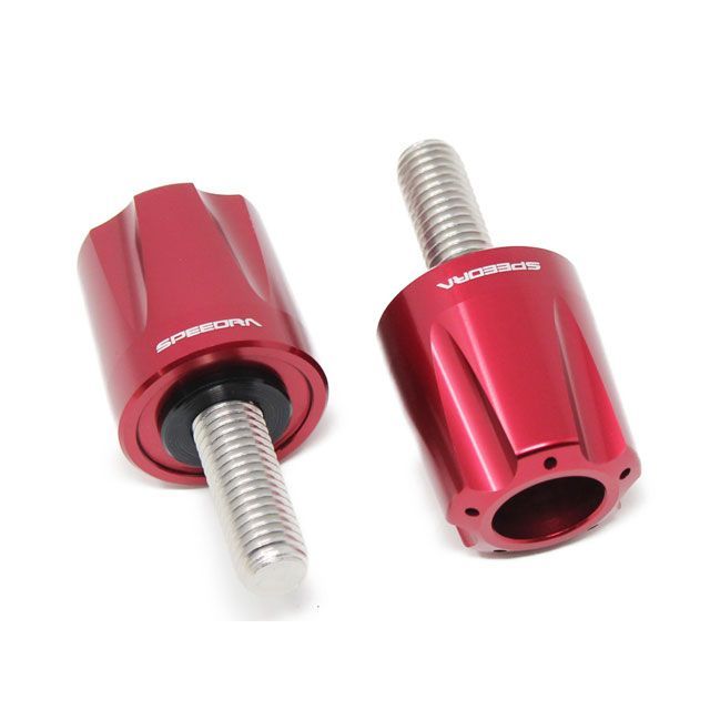 SPEEDRA アルミバーエンド タイプC（レッド） ABECBM01RD