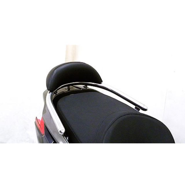 ウイルズウィン ダウンタウン125i用 バックレスト付き 32φタンデムバー ダウンタウン125i タイプ ブライアントタイプ バックレストサイズ ラージ(2.0)