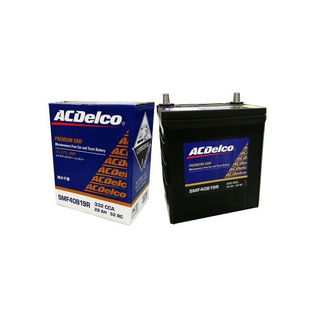 ACDelco SMF40B19L メンテナンスフリーバッテリー SMF40B19L エーシーデルコ バッテリー 車 自動車