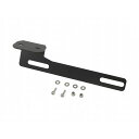 POSH Faith 汎用 電子機器類 ドライブレコーダー用ナンバーステー (ブラック) ポッシュフェイス バイク