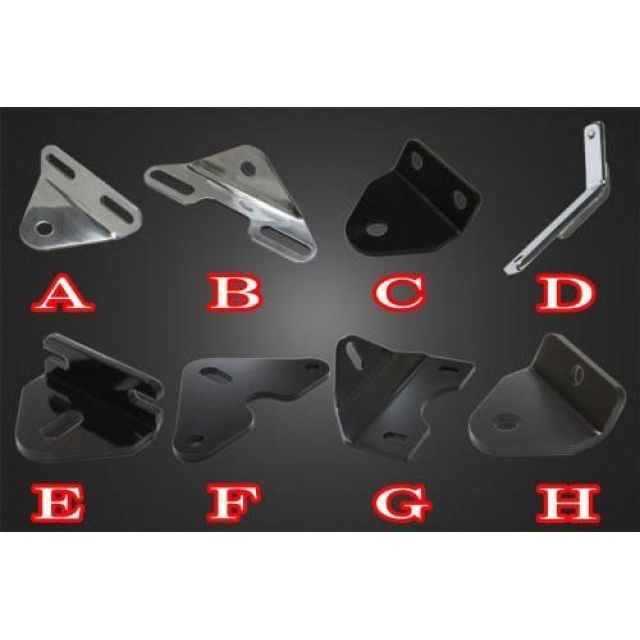 【無料雑誌付き】T&F ドラッグスター400（DS4） ヘッドライト・バルブ 4インチ薄型ヘッドライト（メッキ）クリアレンズ仕様+ステーA ガレージT&F