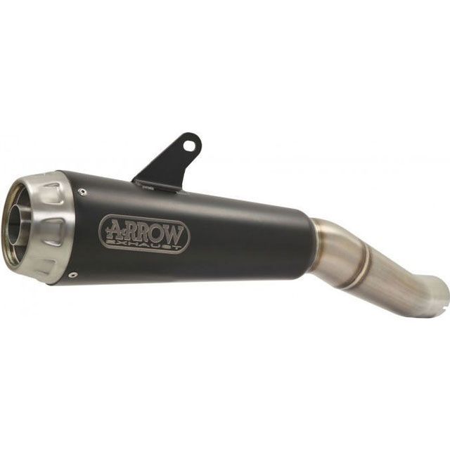 751 cc 〜 - アロー YAMAHA MT-09 13/17 NICHROM DARK PRO-RACE SILENCER WITH WELDED LINK PIPE FOR COLLECTORS ｜ 71215PRN arr_71215PRN