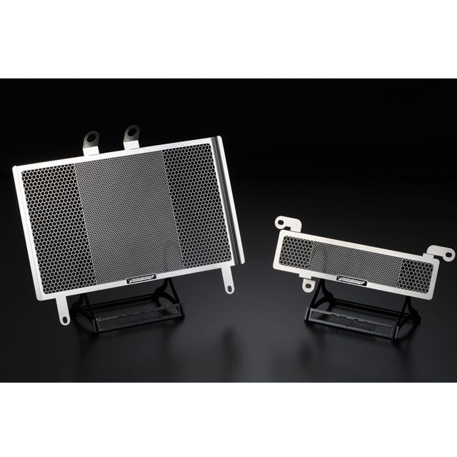 エッチングファクトリー TIGER1050用 ラジエター＆オイルクーラーガードSET TIGER1050 カラー 黄エンブレム ROT-TIGER-00-ye