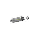アロー YAMAHA R6 06/08 HOMOLOGATED ALUMINIUM THUNDER SILENCER WITH CARBON END CAP |...
