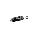 アロー YAMAHA R6 06/08 HOMOLOGATED ALUMINIUM DARK THUNDER SILENCER WITH CARBON END ...