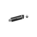 アロー KAWASAKI Z 750 04/06 HOMOLOGATED ALUMINIUM DARK RACE-TECH SILENCER WITH CARB...