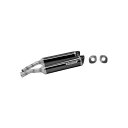 アロー YAMAHA R1 07/11 HOMOLOGATED ALUMINIUM DARK RH+LH THUNDER SILENCERS WITH CARB...