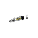 アロー KAWASAKI Z-800/Z-800 E 13 HOMOLOGATED NICHROM X-KONE SILENCER WITH CARBON EN...