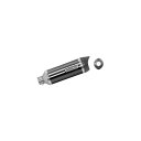 アロー SUZUKI GSX-R 600/750 08/10 HOMOLOGATED ALUMINIUM DARK THUNDER SILENCER WITH ...