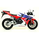 アロー HONDA CBR 600 RR 13 HOMOLOGATED TITANIUM INDY RACE SILENCER WITH CARBON END ...