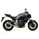 アロー YAMAHA MT-07 14/TRACER 700 16 HOMOL. NICHROM X-KONE SILENCER WITH CARBON END...