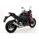 アロー SUZUKI GSX-S 1000 15 HOMOLOGATED NICHROM X-KONE SILENCER WITH CARBON END CAP...