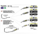 アロー YAMAHA MT-03 16 HOMOL. ALUMINIUM DARK THUNDER SILENCER CARBON END CAP FOR OR...