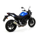 アロー SUZUKI SV 650 16 HOMOLOGATED NICHROM X-KONE SILENCER WITH CARBON END CAP FOR...