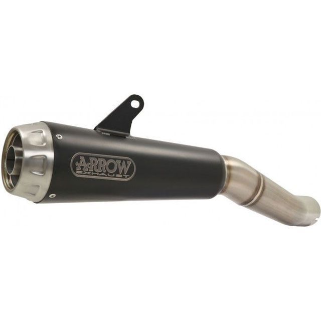 751 cc 〜 - アロー SUZUKI GSX-S 125 17 HOMOLOGATED NICHROM DARK THUNDER SILENCER WITH WELDED LINK PIPE FOR COLLECTORS ｜ 71871PRN arr_71871PRN