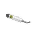 アロー HONDA CRF 450L 19 HOMOLOGATED RACE TECH TITANIUM SILENCER WITH CATALYST WITH...
