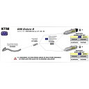 アロー KTM 690 R 09/14HOMOLGATED TITANIUM RACE-TECH SILENCER WITH CARBON END CAP FO...