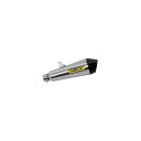 アロー KAWASAKI Z 650 17 HOMOL.NICHROM X-KONE SILENCER WITH CARBON END CAP FOR COLL...