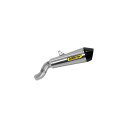アロー HOMOLOGATED NICHROM X-KONE SILENCER WITH CARBON END CAP FOR ORIGINAL AND COL...