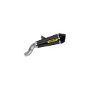 アロー KAWASAKI Z900 HOMOLOGATED NICHROM DARK X-KONE SILENCER WITH CARBON END CAP F...