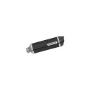 アロー KYMCO AK 550 17 HOMOLOGATED ALUMINIUM DARK RACE-TECH SILENCER WITH CARBON EN...