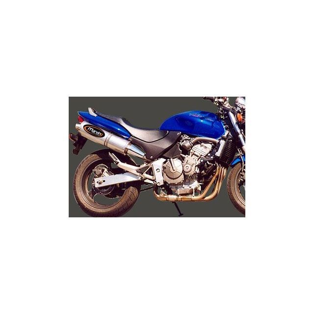 マービング マフラー ビッグオーバル ＝ 102x130 Superline アルミニウム - EU公道走行認可 for Honda HORNET 600（00-02） HORNET 600 mvg_EU-AL-H24
