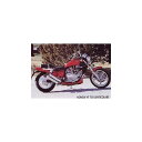 正規品／Marving 四本出しマフラー Legend クロム for Honda VF 750 CUSTOM LENTICULAR mvg_H-CP19-BC マービング マフラー本体 バイク その他のモデル