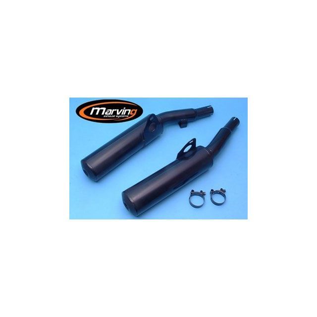 Other - マービング デュアルマフラー Cylindrical ＆Oslash； 100 ブラック - EU公道走行認可 for Yamaha FJ 1200 87 FJ 1200 mvg_Y-2098-NC