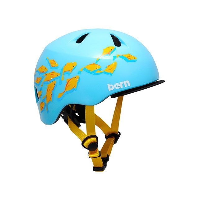 bern 自転車 幼児用ヘルメット bern（バーン） ［TIGRE］ ティグレ 1歳～2歳児対象（Satin Blue Goldfish） サイズ：XXS BE-BB00Z20BGF-10 バーン（自転車） ヘルメット 自転車