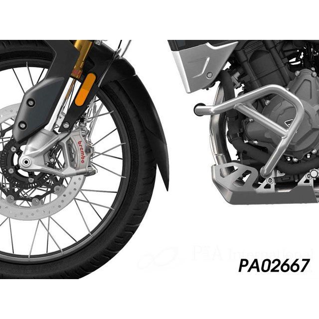 パイツマイヤー エクステンドフェンダー（ブラック） Tiger 900 Rally Pro PA02667