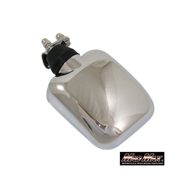 マッドマックス トラック用 バックショットミラー 角型 TYPE3 巻き込み防止ミラー クロームメッキ MM72-0005-01